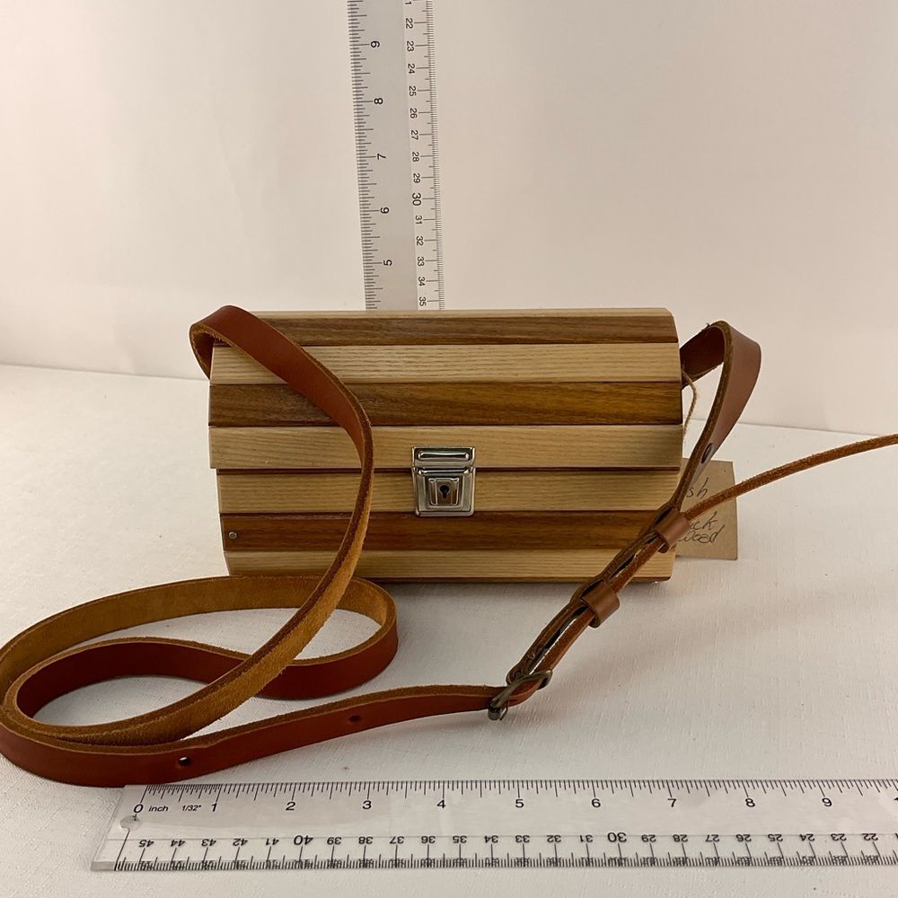 Designer Wooden Bag (Small)